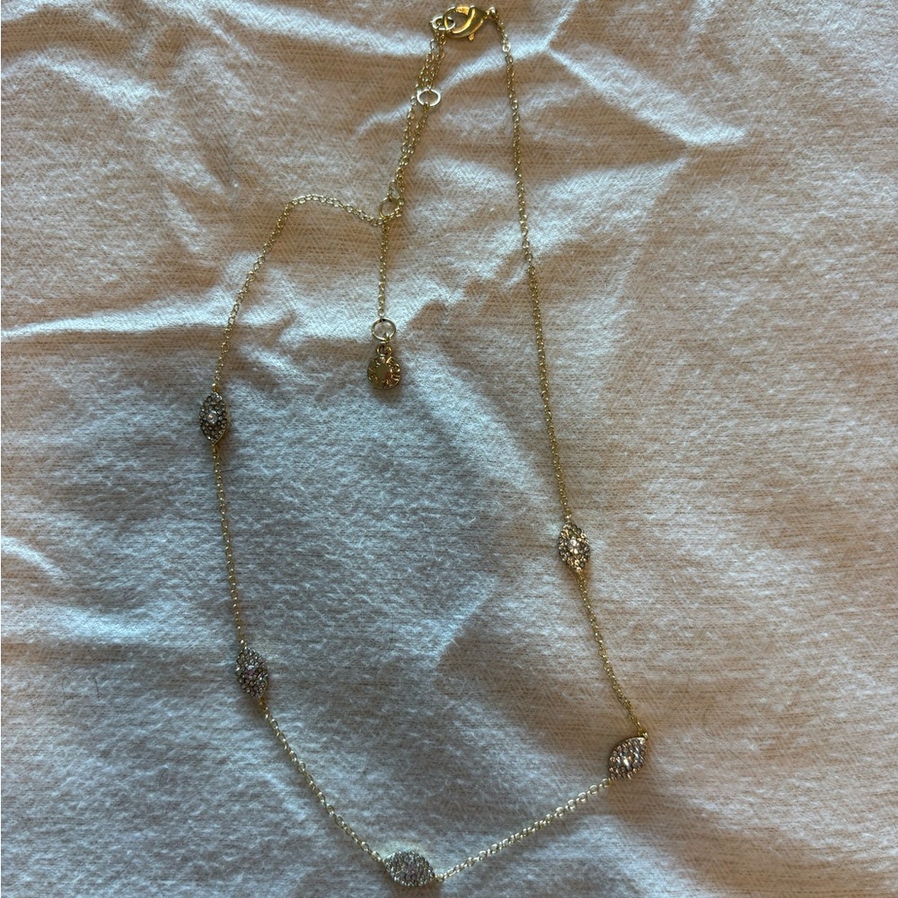 BaubleBar DEMI FINE Gold Evil Eye Necklace